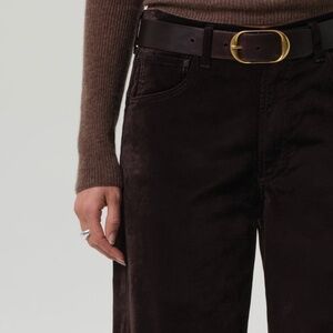 Ayla Baggy Velvet ~ Espresso